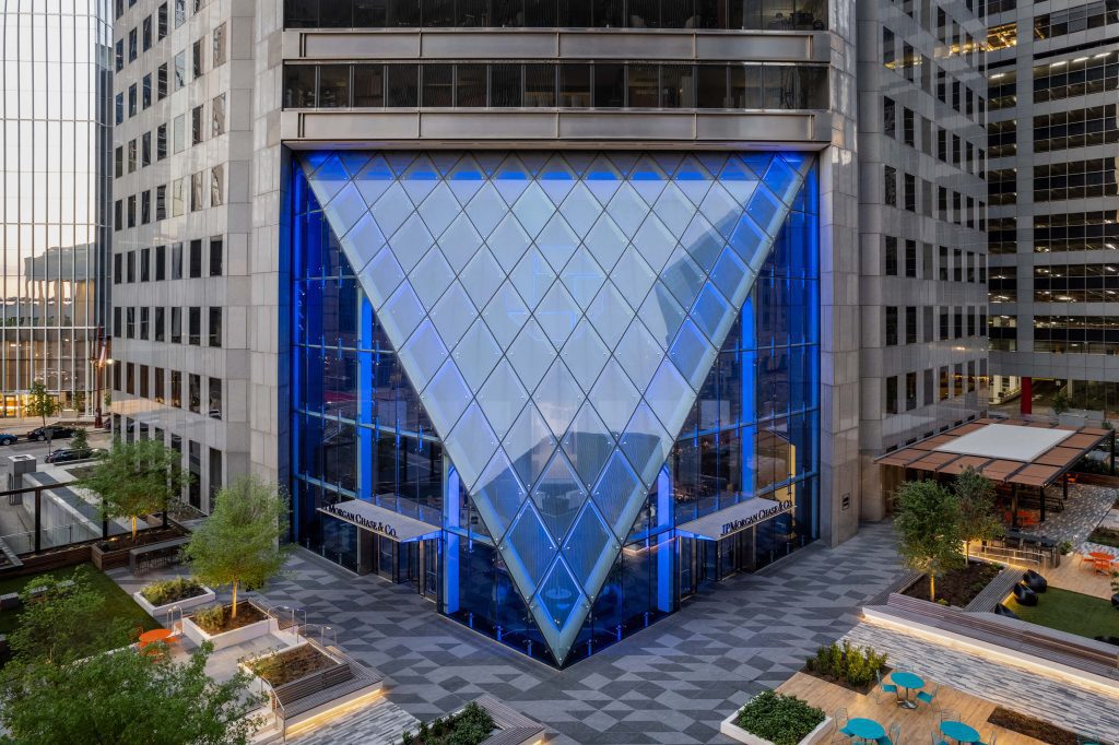 JPMorgan Chase Tower 1 structural-glass-facade