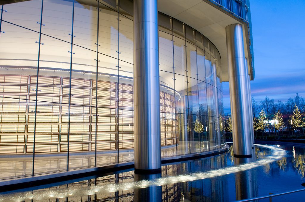 Devon-16 Devon Energy World HQ: Main Entrance Façade