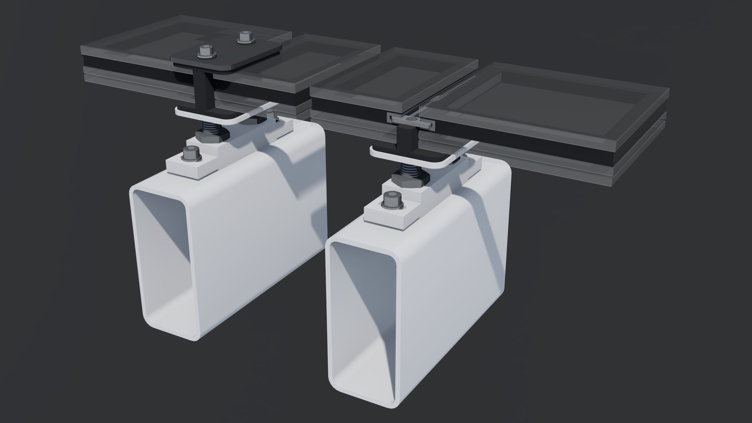 Edge clamped system