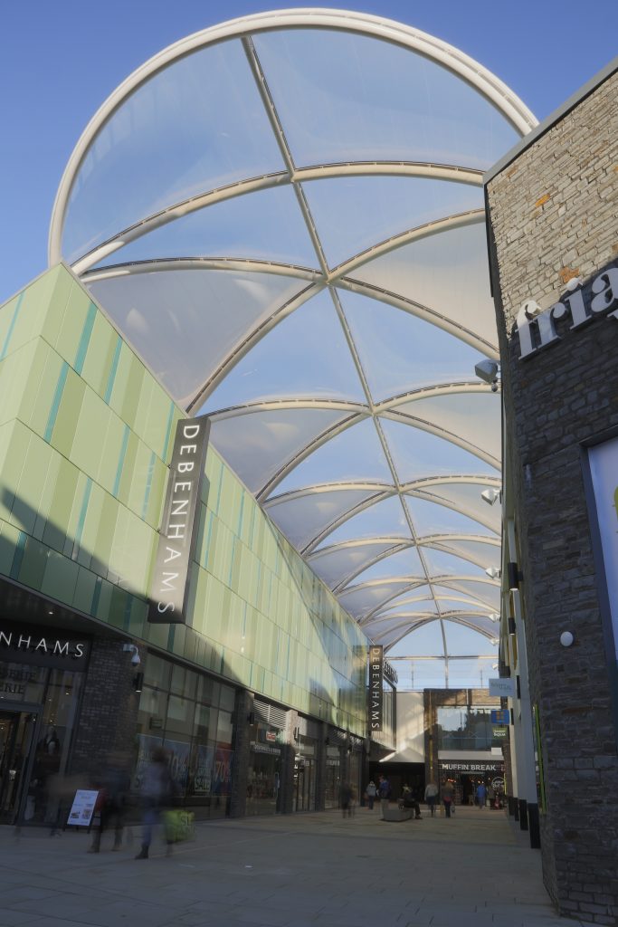 Friars Walk ETFE Image Friar's Walk Shopping Centre