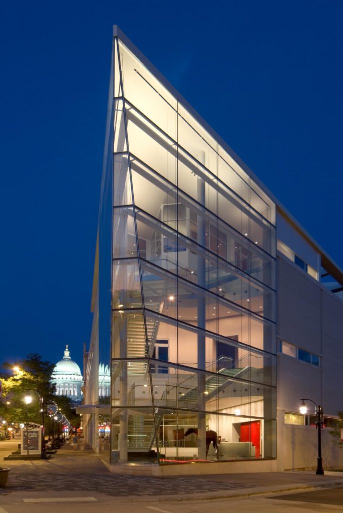Overture 3 (1) Overture Center for the Arts: Glass Stairway