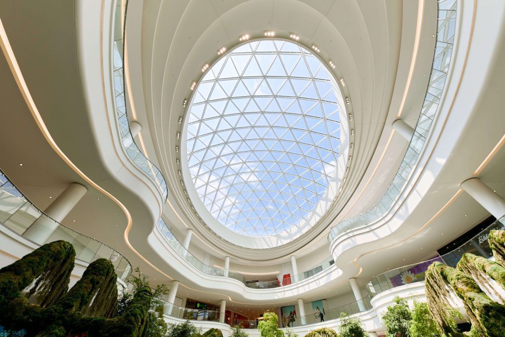 American dream large glass skylight