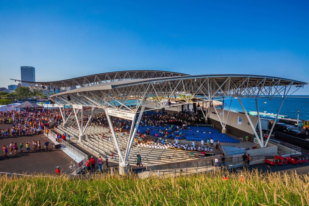 large outdoor pavilion: Milwaukee, Wisconsin, USA