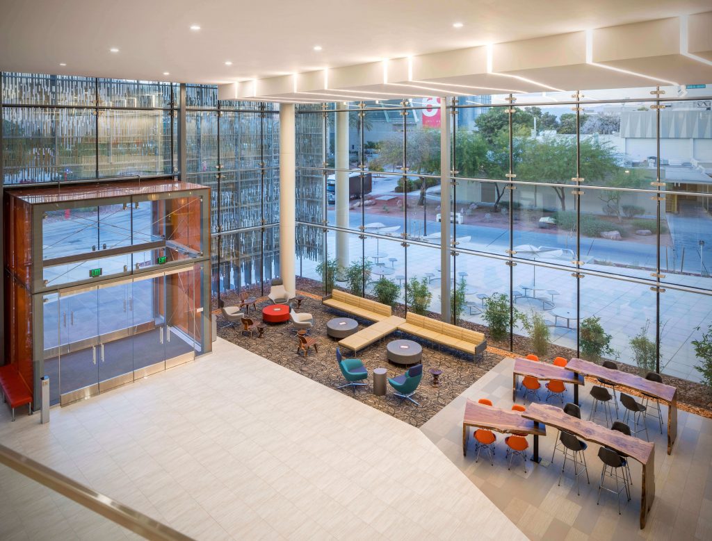 hotel glass facade