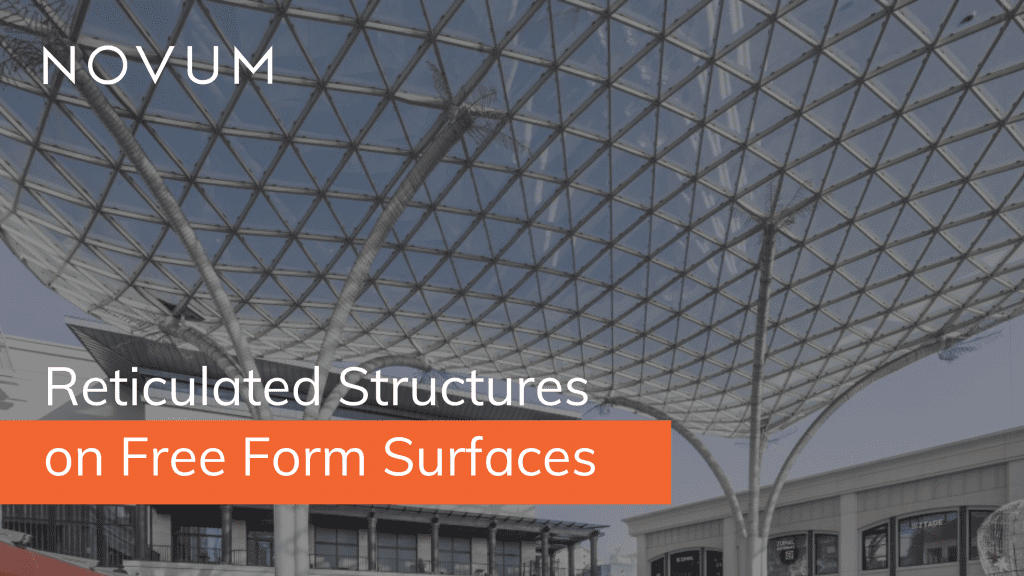 reticulated structures on free form surfaces